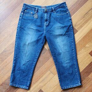 Gazoz Jeans Light Wash Cropped Jeans Size 14
